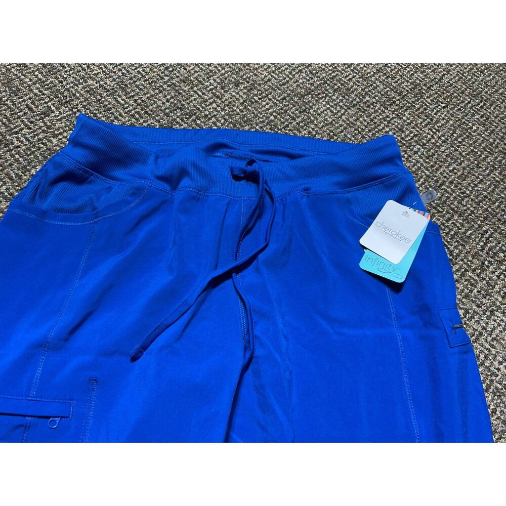 Cherokee Scrub Pants, Womens Large, Blue, Style 1123A NWT - Picture 2 of 16